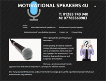 Tablet Screenshot of motivationalspeakers4u.co.uk